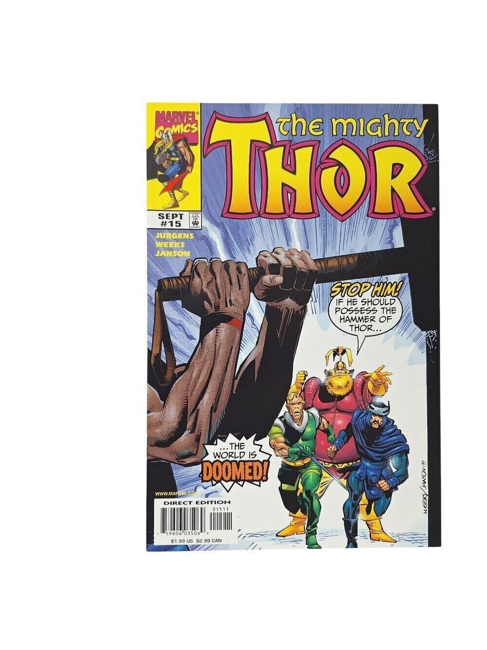 Marvel The Mighty Thor Vol 2 #15 Comic Book 1999